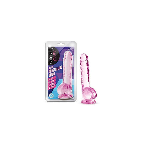 Naturally Yours 8 Inches Crystalline Realistic Dildo