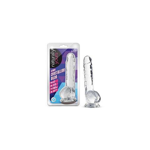 Naturally Yours 8 Inches Crystalline Realistic Dildo