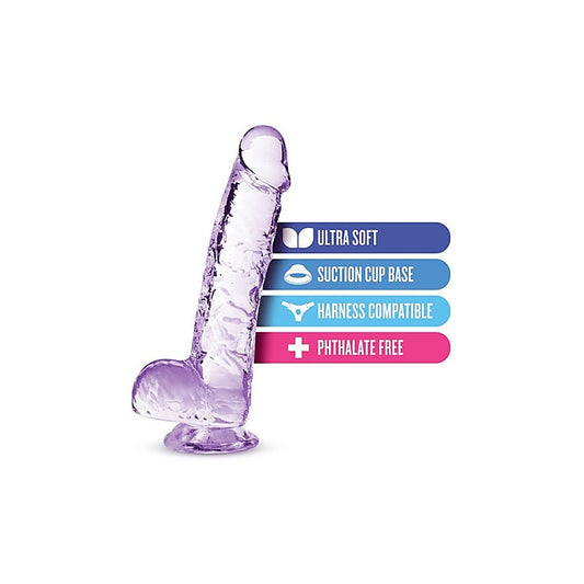 Naturally Yours 6 Inches Crystalline Suction Cup Realistic