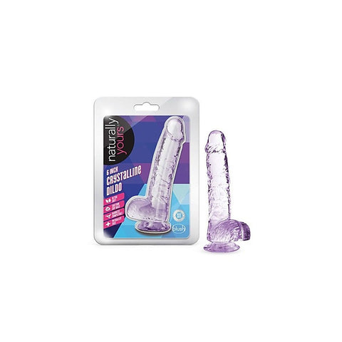 Naturally Yours 6 Inches Crystalline Suction Cup Realistic