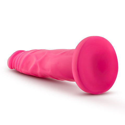 Neo Dual Density Cock Neon Realistic Dildo Blue