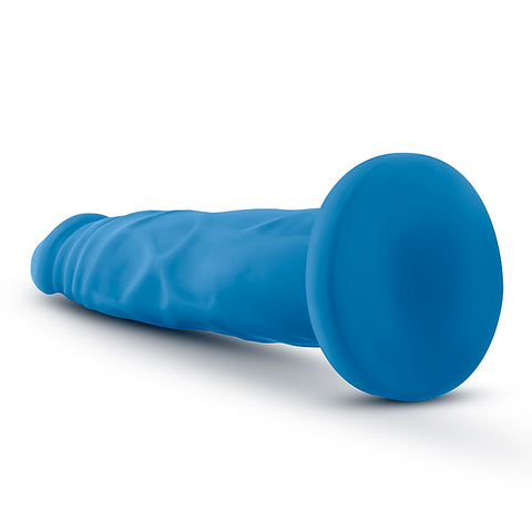 Neo Dual Density Cock Neon Realistic Dildo Blue