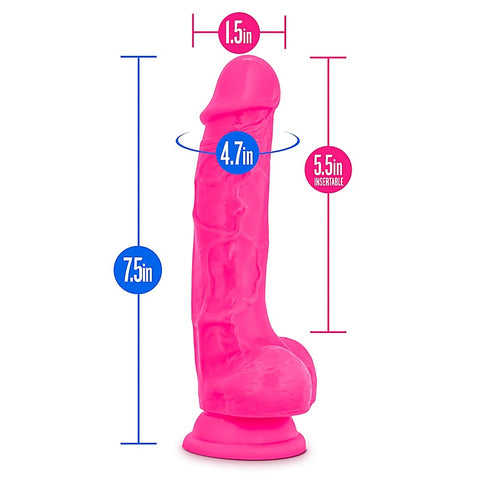 Neo Dual Density 7 Inches Realistic Cock With Balls