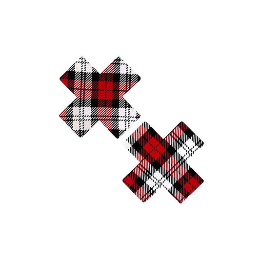 School Girl Plaid X Factor Pasties by Neva Nude