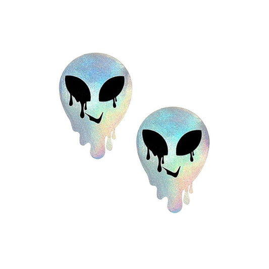 Holographic Melty Alien Pasties by Neva Nude