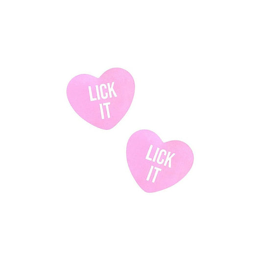 Lick It Love Heart Shape Nipple Pasties by Neva Nude