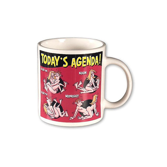 Today's Agenda Hilarious Coffee Mug by Ozze Creations