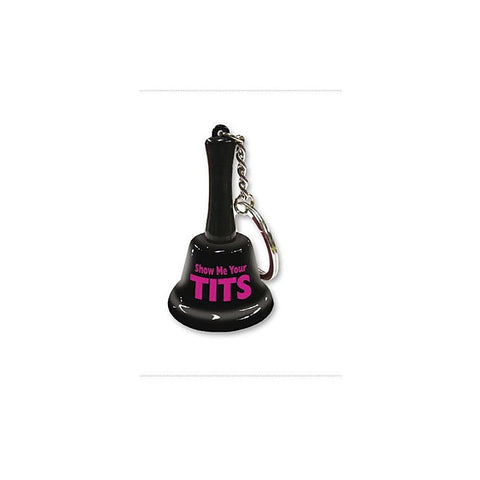Show Me Your Tits Mini Bell Key Chain by Ozze Creations