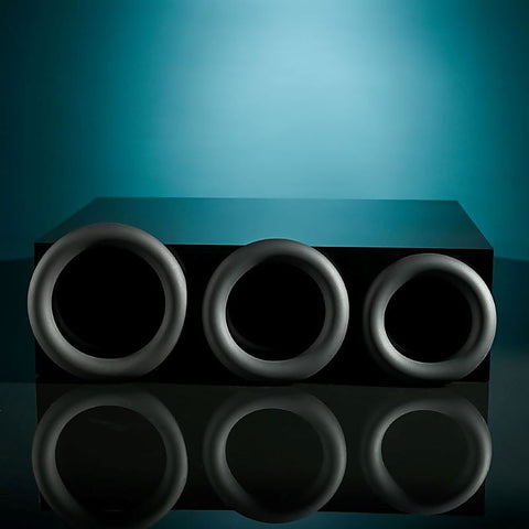 Pleasure-Enhancing 3-Cock Ring Circus Set by Evolved