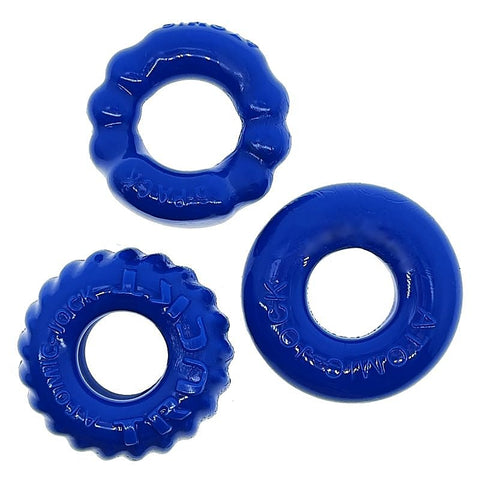 Bonemaker 3 Piece Stretchy Cock Ring Set by OxBalls