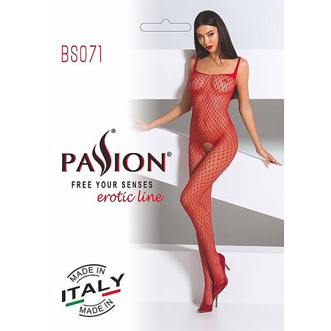 Stylish Fine Mesh Bodystocking BS071 by Passion Lingerie