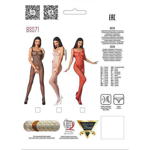 Stylish Fine Mesh Bodystocking BS071 by Passion Lingerie
