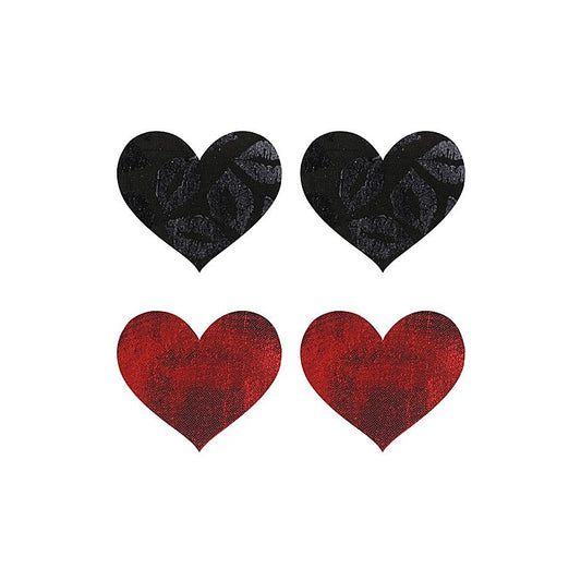Stolen Kisses Hearts Shaped Nipple Pasties by Xgen Products