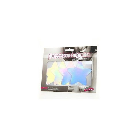 Iridescent Stars Sexy Nipple Pasties by Xgen Products