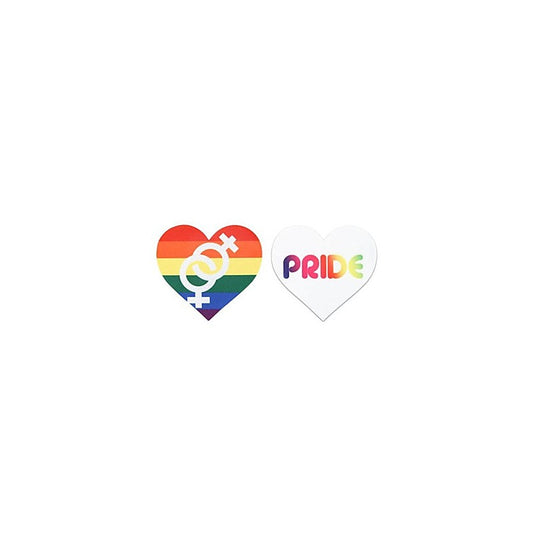 Peekaboo Pride Hearts Sleek & Sexy Nipple Pasties