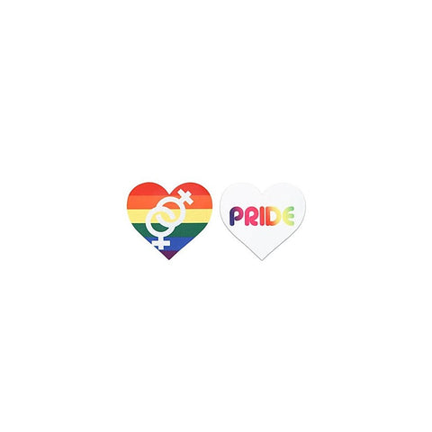 Peekaboo Pride Hearts Sleek & Sexy Nipple Pasties