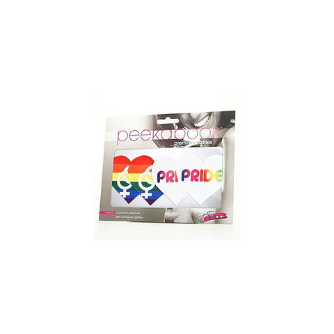Peekaboo Pride Hearts Sleek & Sexy Nipple Pasties