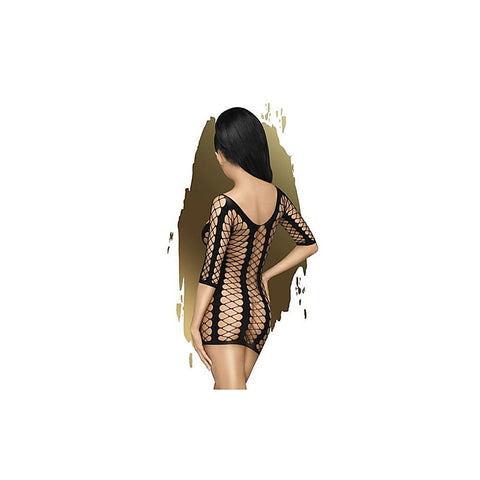 Bedtime Surprise Criss Cross Pattern Seamless Dress