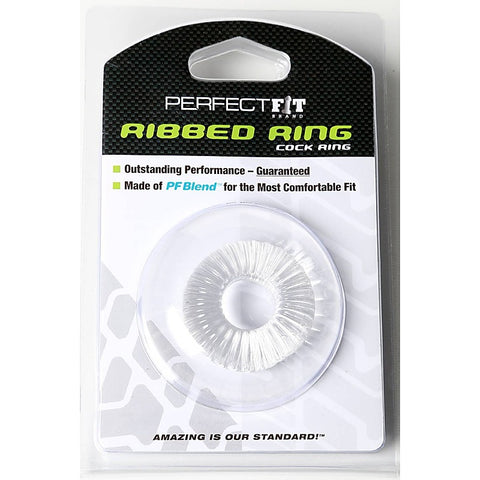 Ribbed Stretchy Cock Ring by Perfect Fit
