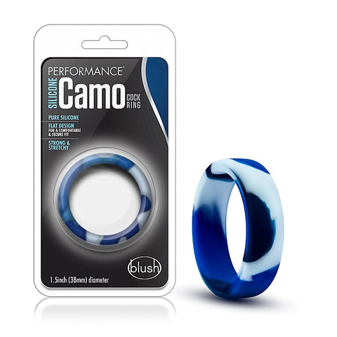 Performance Silicone Camo Mens Stretchy Cock Ring
