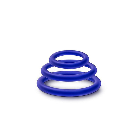 Performance Silicone Cock Rings Set 3 Piece