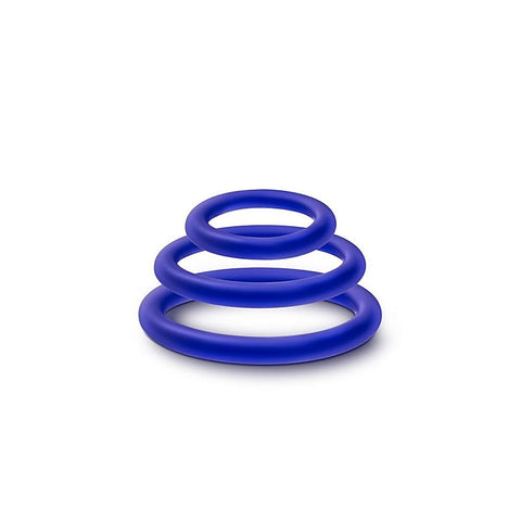 Performance Silicone Cock Rings Set 3 Piece