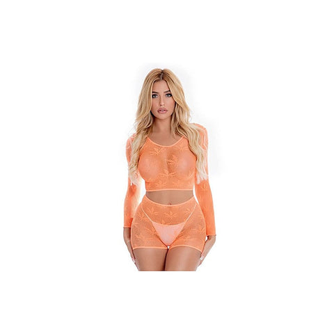 Leaf It To Me Seductive Women's Short Set by Pink Lipstick