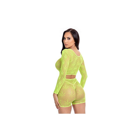Leaf It To Me Seductive Women's Short Set by Pink Lipstick