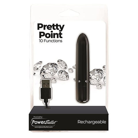 PowerBullet Pretty Point 10 Functions Bullet Vibrator