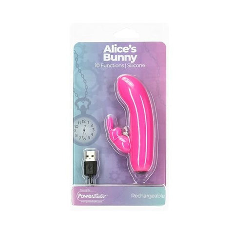 Alices Bunny Rechargeable Bullet w/ Rabbit Sleeve