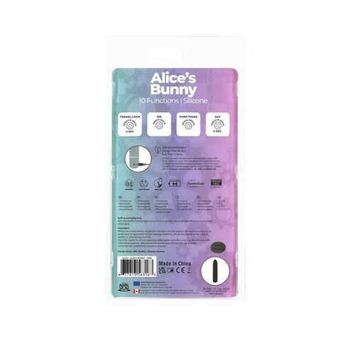 Alices Bunny Rechargeable Bullet w/ Rabbit Sleeve