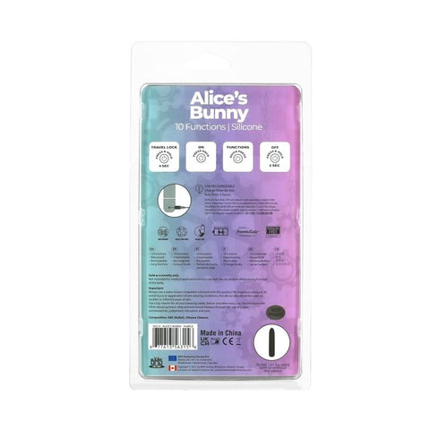 Alices Bunny Rechargeable Bullet w/ Rabbit Sleeve