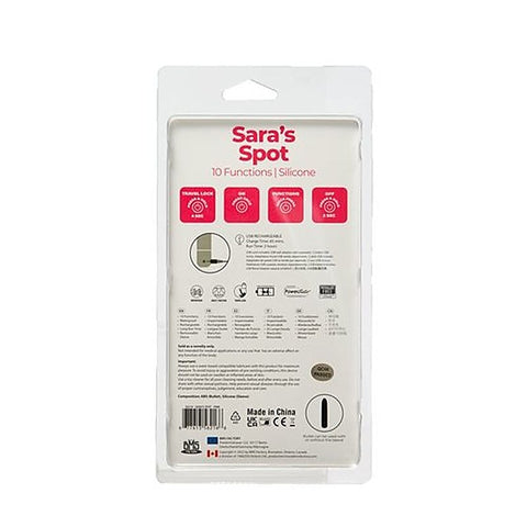 Sara's Spot 10 Functions G-Spot Vibrator by BMS Factory