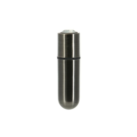 Power Bullet First Class Rechargeable w/ Crystal Gun Metal