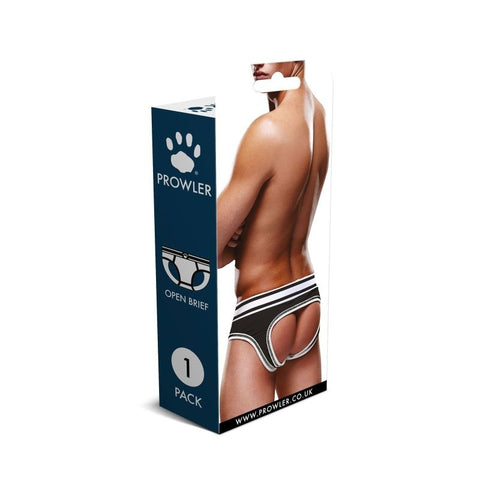 Prowler Open Back Brief Black by Prowler Underwear