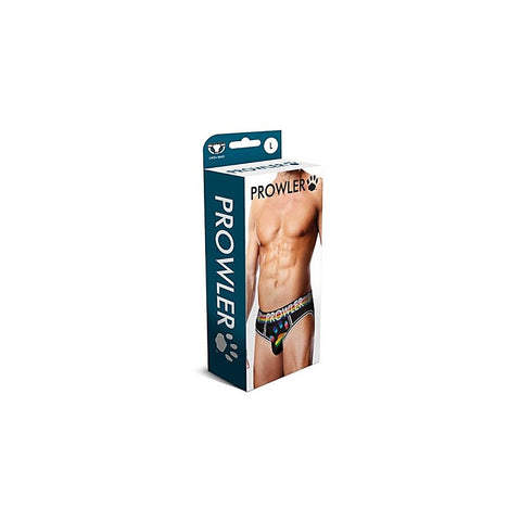 Oversized Paw Open Back Mens Brief by Prowler
