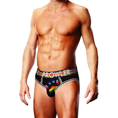 Oversized Paw Open Back Mens Brief by Prowler