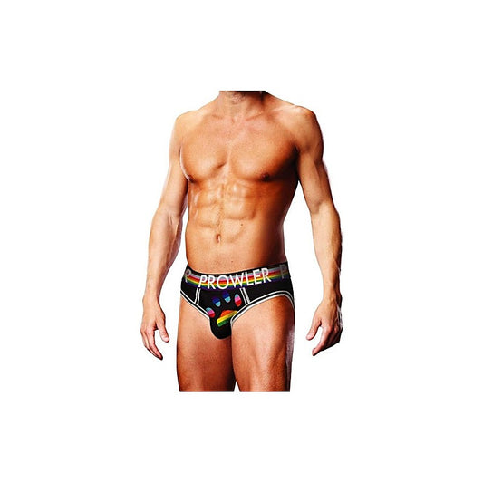 Oversized Paw Open Back Mens Brief by Prowler