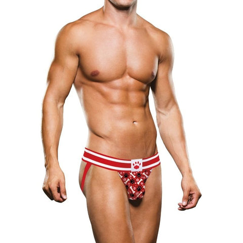 Red Paw Mens Jockstrap Underwear by Prowler