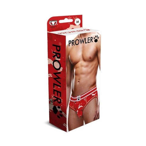 Reindeer Open Back Mens Brief by Prowler