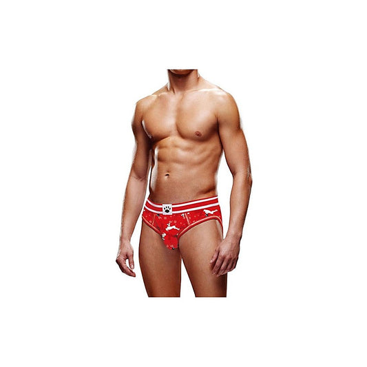 Reindeer Open Back Brief by Prowler
