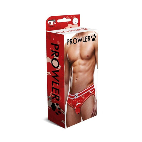 Reindeer Open Back Mens Brief by Prowler