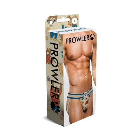 Lumberbear Mens Jock Strap Beige Blue by Prowler