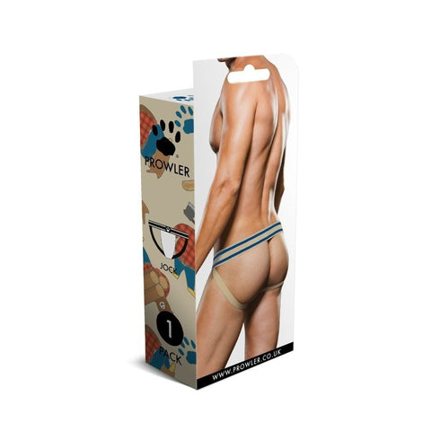 Lumberbear Mens Jock Strap Beige Blue by Prowler