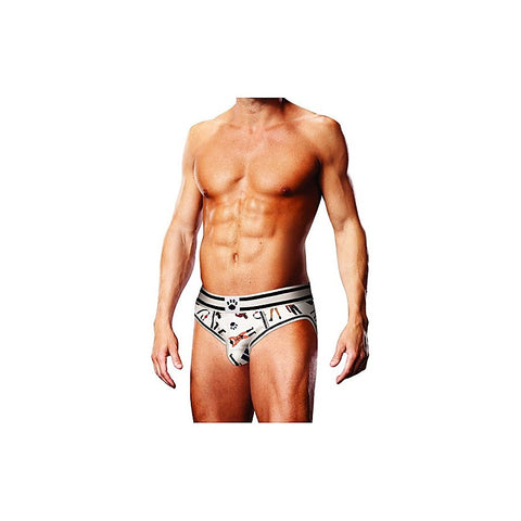 Leather Pride Open Elastic Waistband Brief by Prowler