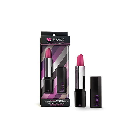 Rose Lipstick Mini & Slim Vibrator by Blush Novelties