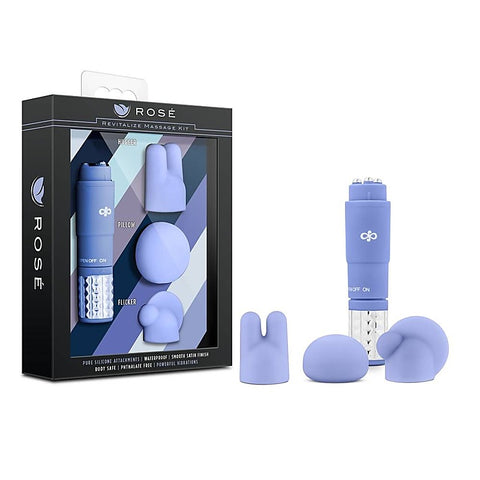 Rose Revitalize Silicone Adult Massage Kit
