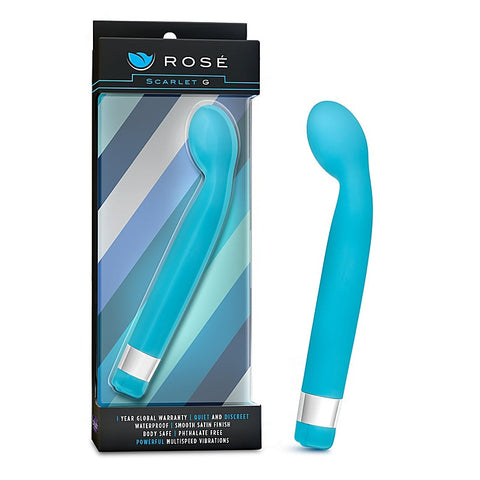 Rose Scarlet G 8.5 Inch G-Spot Vibrator by Blush Novelties