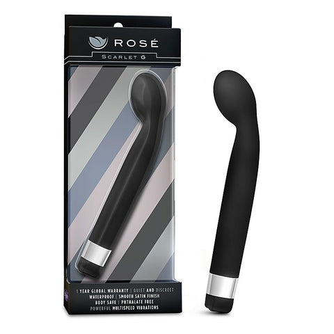 Rose Scarlet G 8.5 Inch G-Spot Vibrator by Blush Novelties