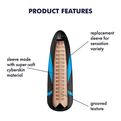 Chambers of Pleasure Mens Penis Sleeve by Satisfyer
